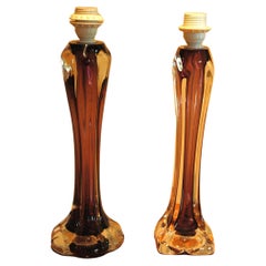 Vintage 2 Flygsfors table lamps by the amazing designer Paul Kedelv in 1950s