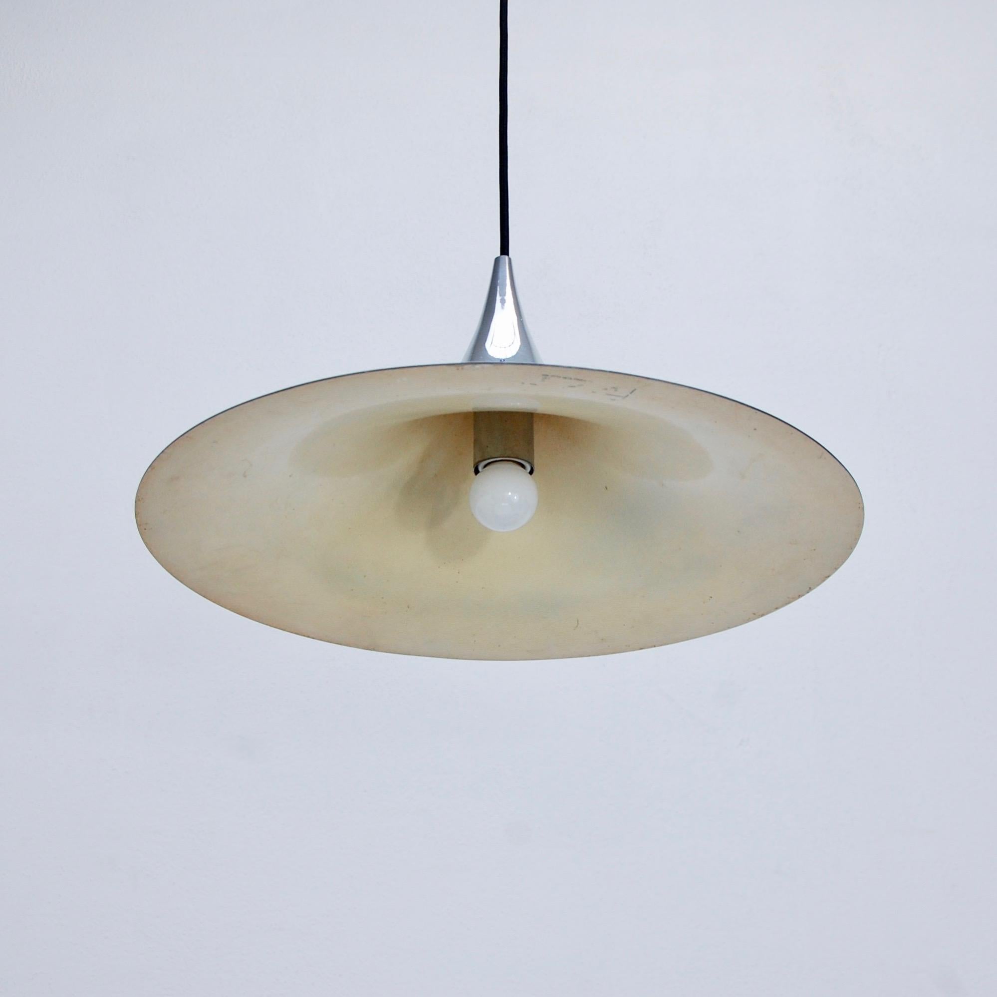 Fog & Morup Style Nickel Pendant In Good Condition For Sale In Los Angeles, CA
