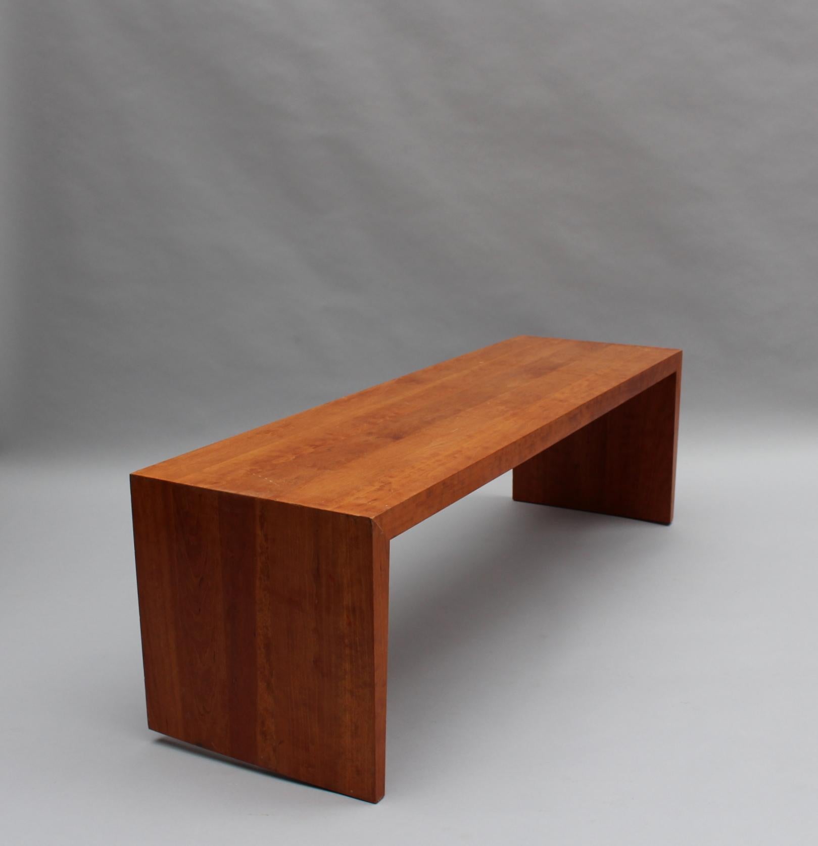 cherry wood benches