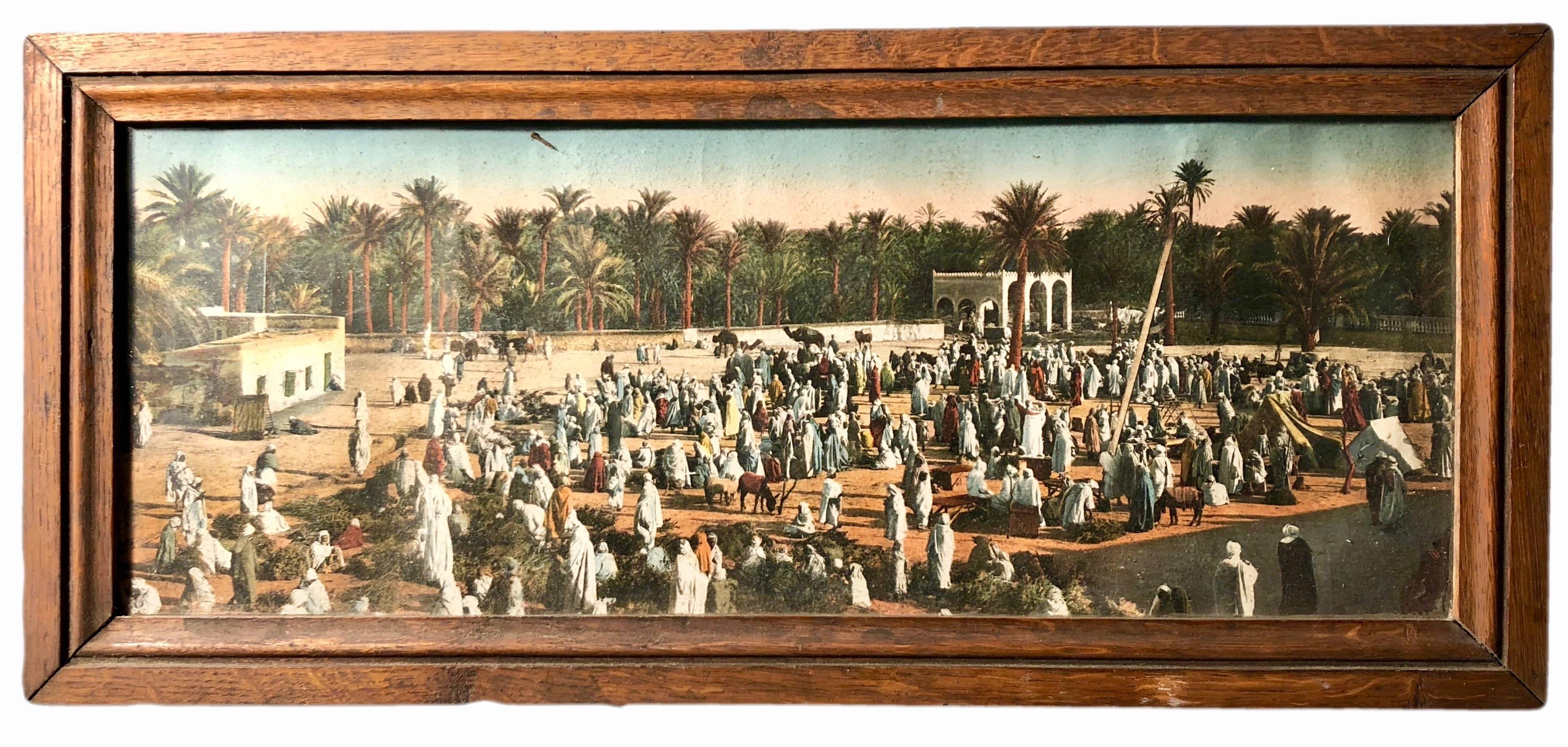 These are two lovely French colorized photos of the former French colony of Algeria, 