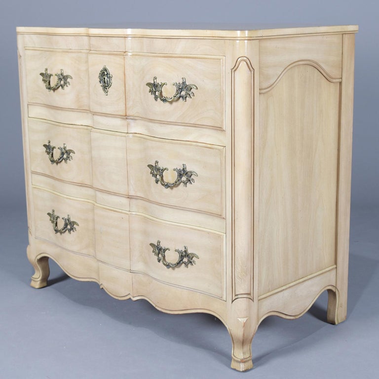 2 French Provincial Carved And Painted Dressers By John Widdicomb