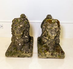 Pair Garden Lions