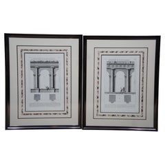 2 Giovanni Battista Piranesi Reproduction Roman Architecture Prints