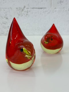 2 glass art Murano Gino Cenedese 1970