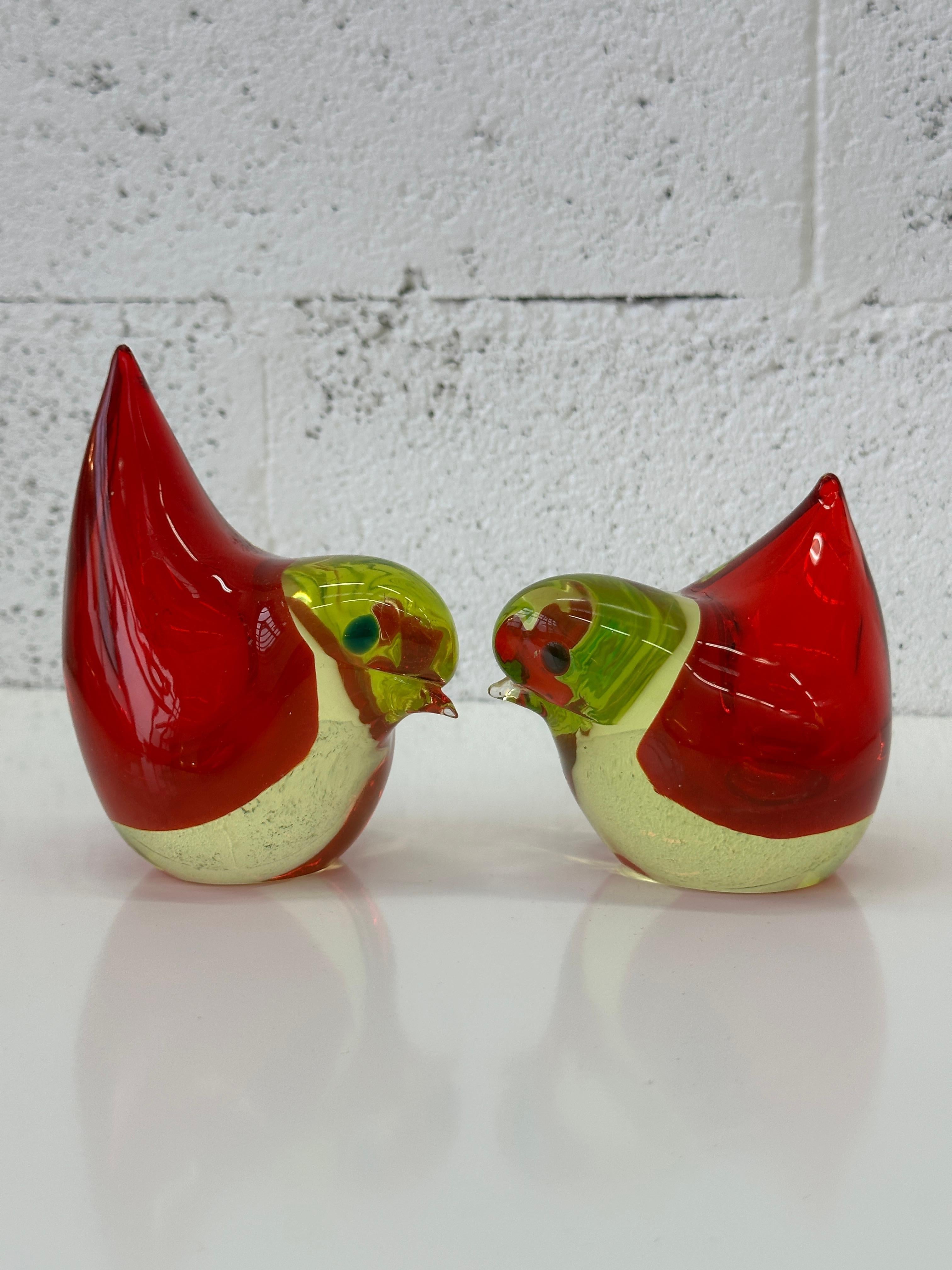 2 glass art Murano Gino Cenedese 1970 For Sale 1