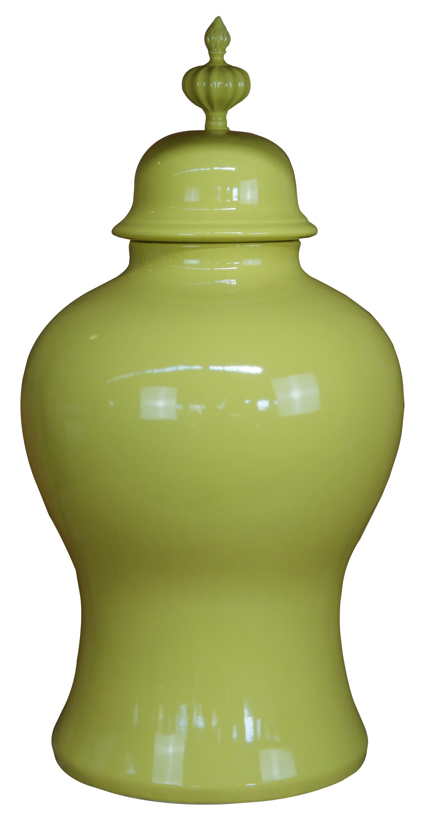 ginger jars green