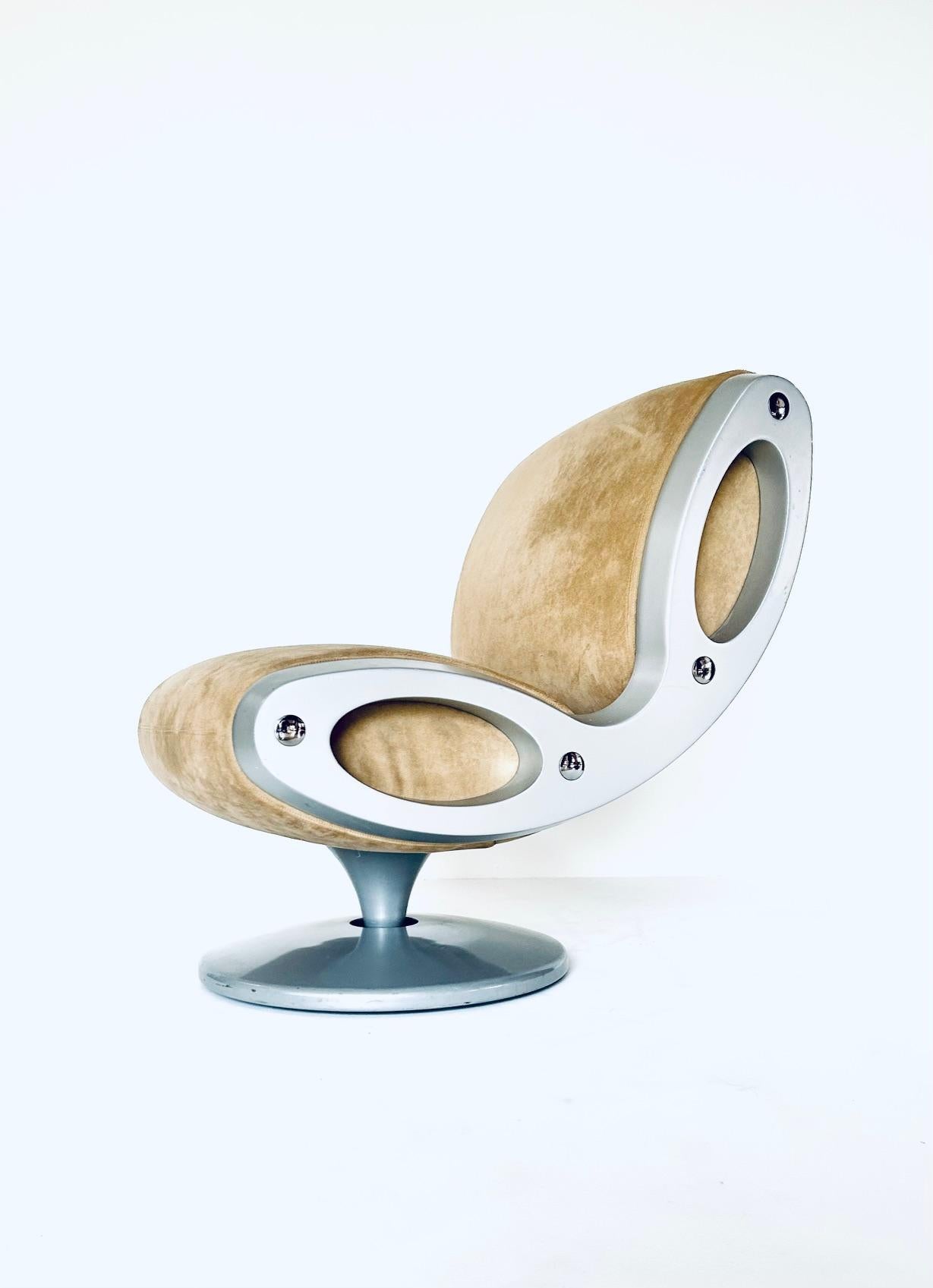 2 Gluon Swivel Chair by Marc Newson for Moroso, 1993 In Good Condition In PARIS, FR