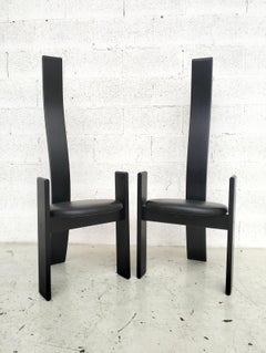 2 Golem chairs by Vico Magistretti for Poggi 60s, 70s