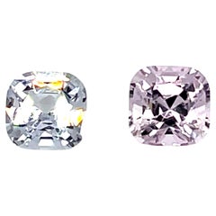 2 Grayish Pink Spinel Cts 2.73 Perfect Matching Pair Unheated