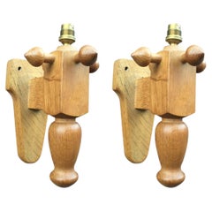 2 apliques de pared de Guillerme et Chambron, edición «Votre Maison», alrededor de 1970