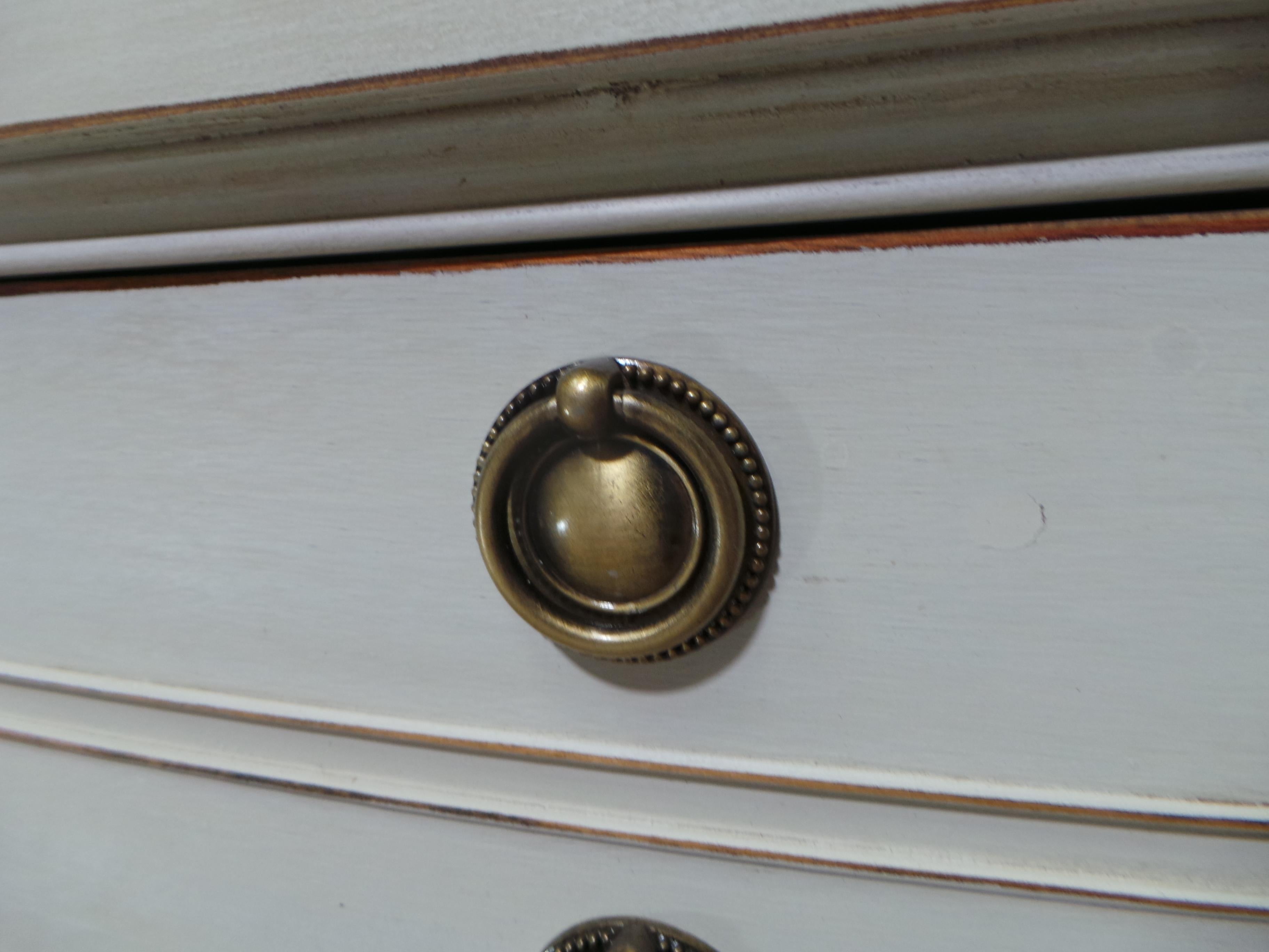 Swedish 2 Gustavian Style 3 Drawer Chest Of Drawers For Sale