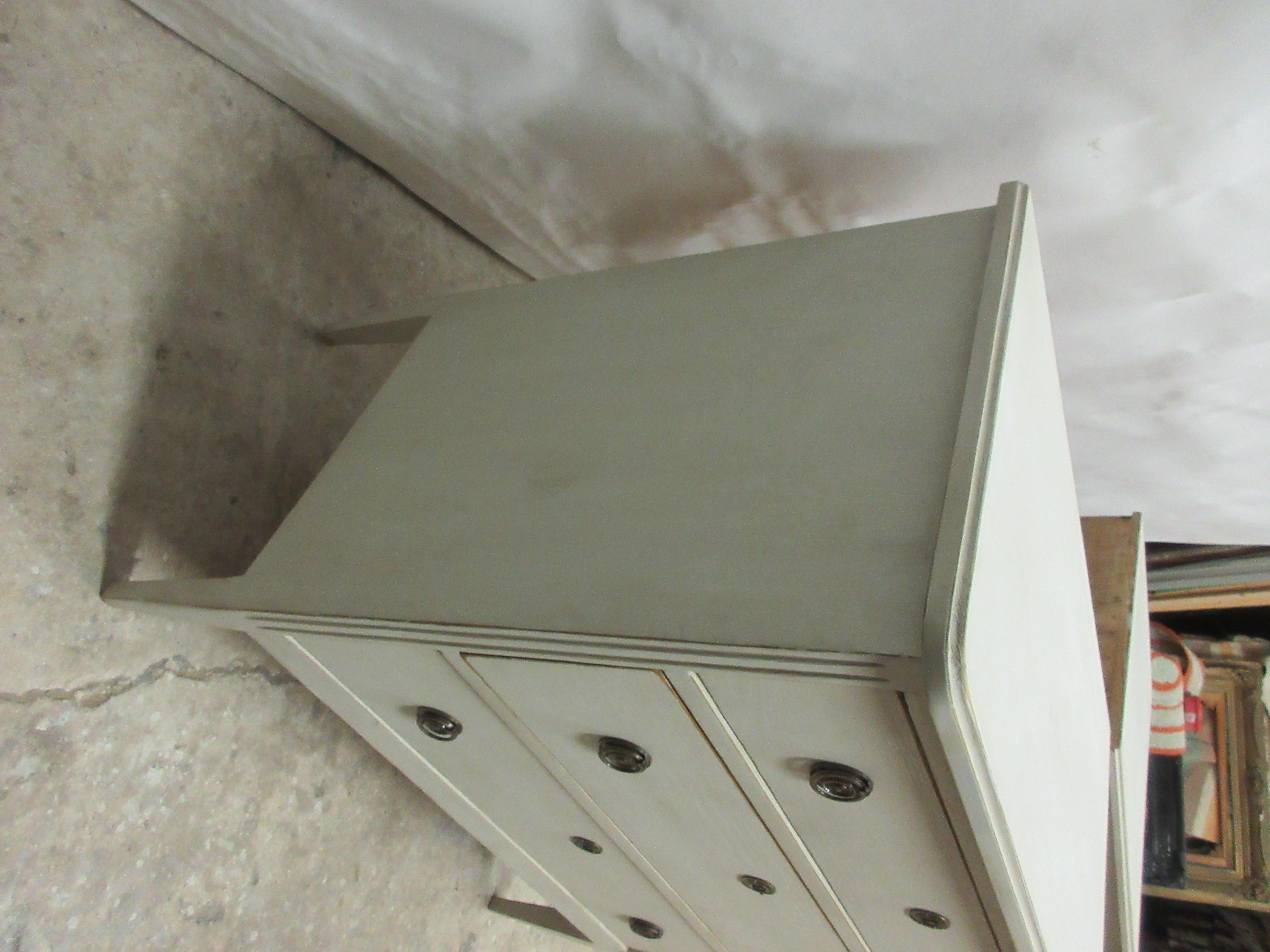 2 Gustavian Style 3 Drawer Chests 6