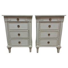 2 Gustavian Style Night Stands
