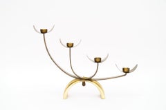 2 hammered candle holder vienna around 1950s