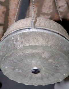 2 Hanging Lamps in Crystal, 1950