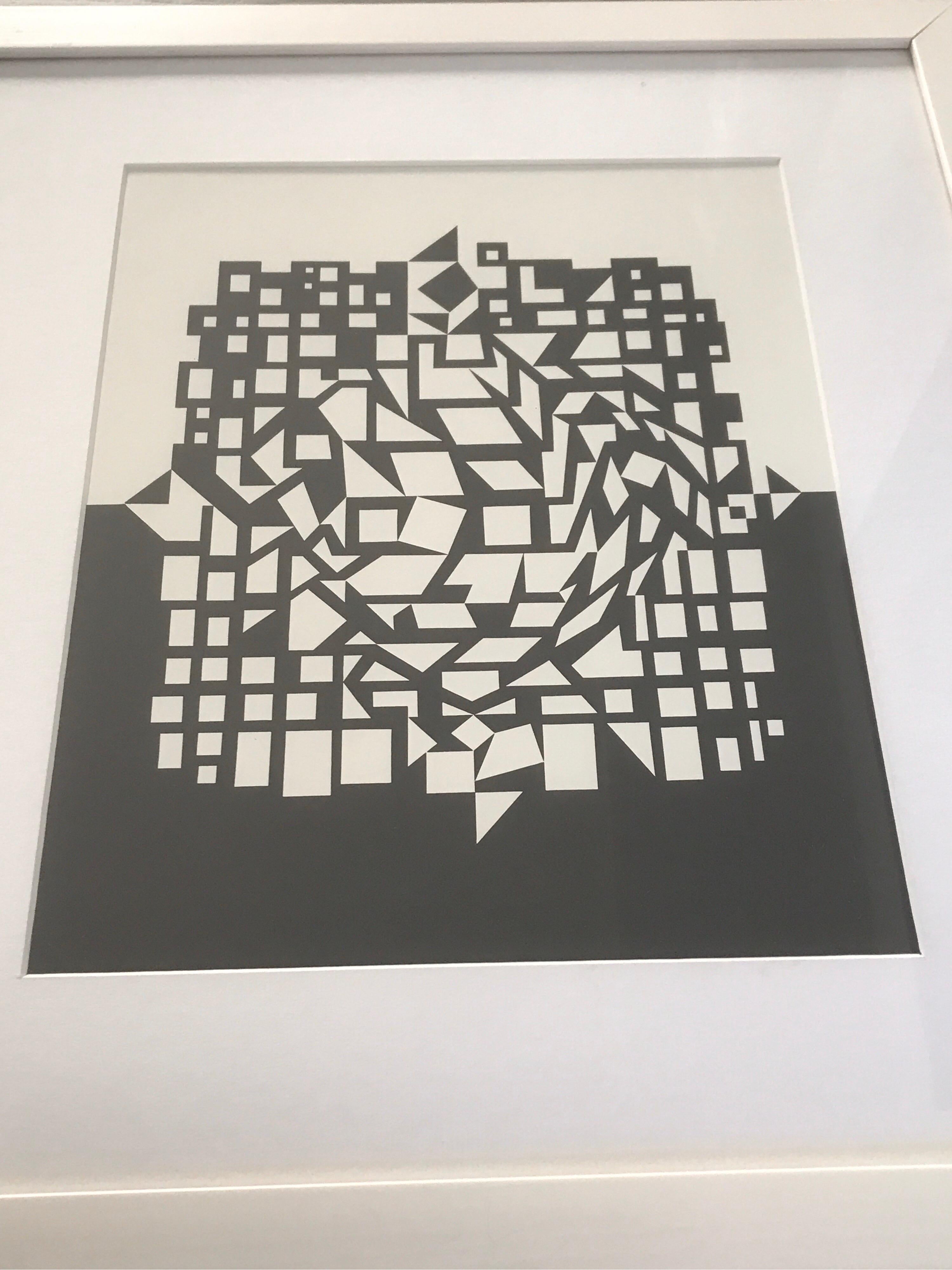 Paper 2 Heliogravures by Victor Vasarely, Éditions Du Griffon