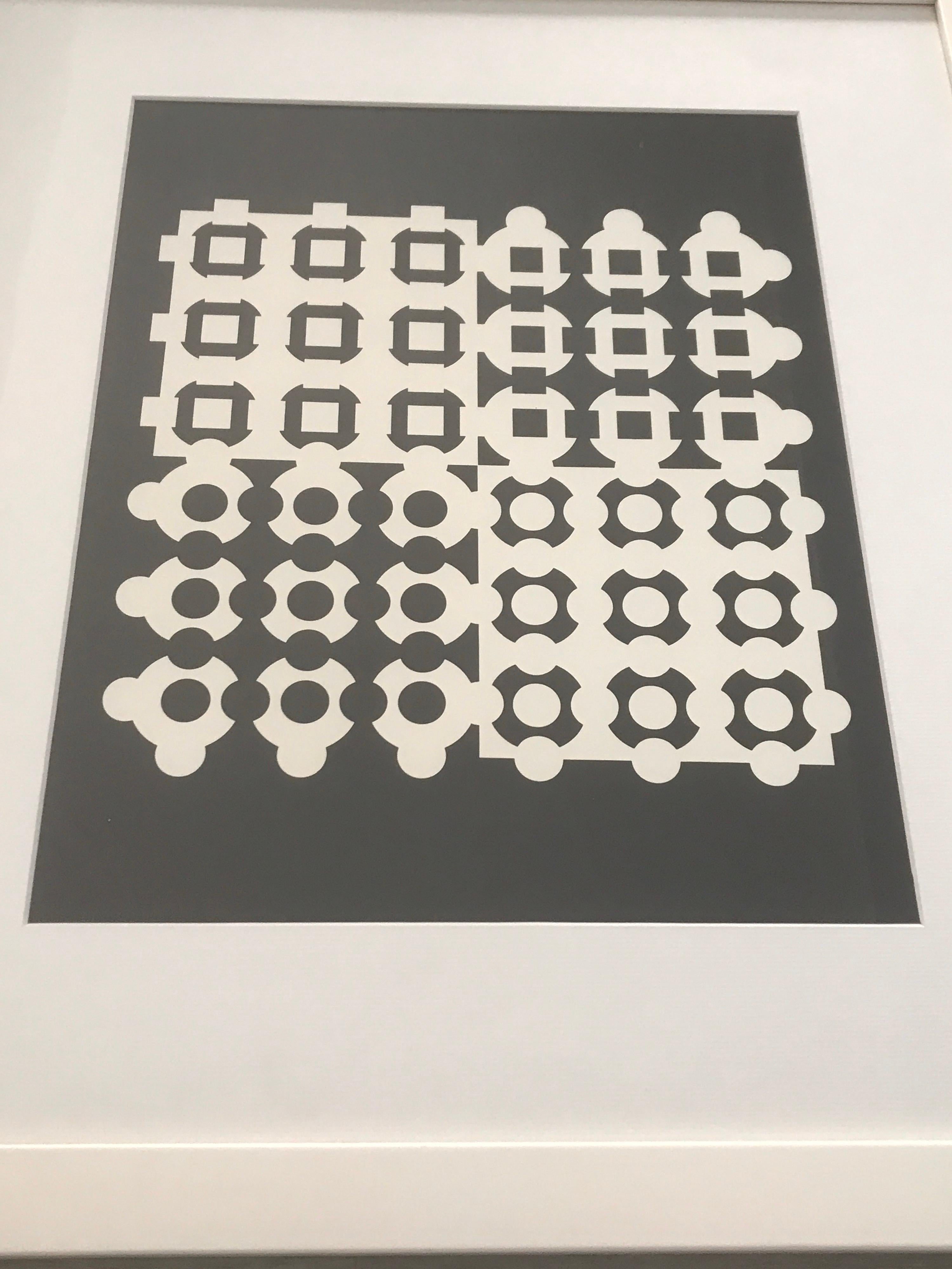 2 Heliogravures by Victor Vasarely, Éditions Du Griffon 1