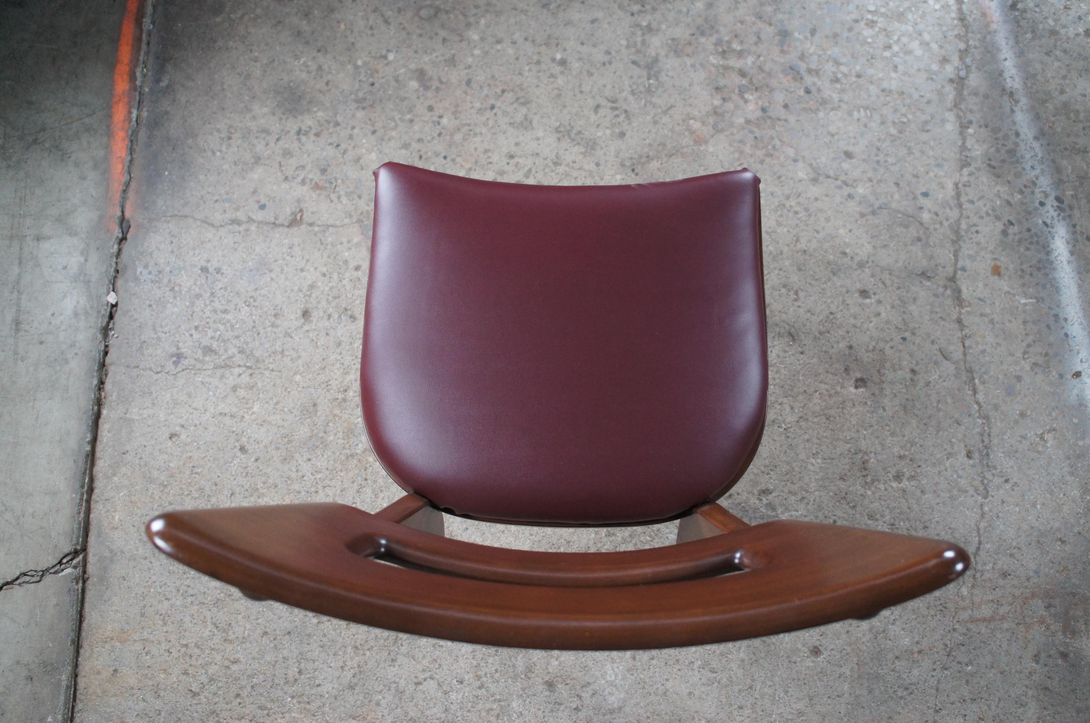 2 Heywood Wakefield Mid-Century Modern M-1554-A Dogbone Maple Side Chairs Pair 4