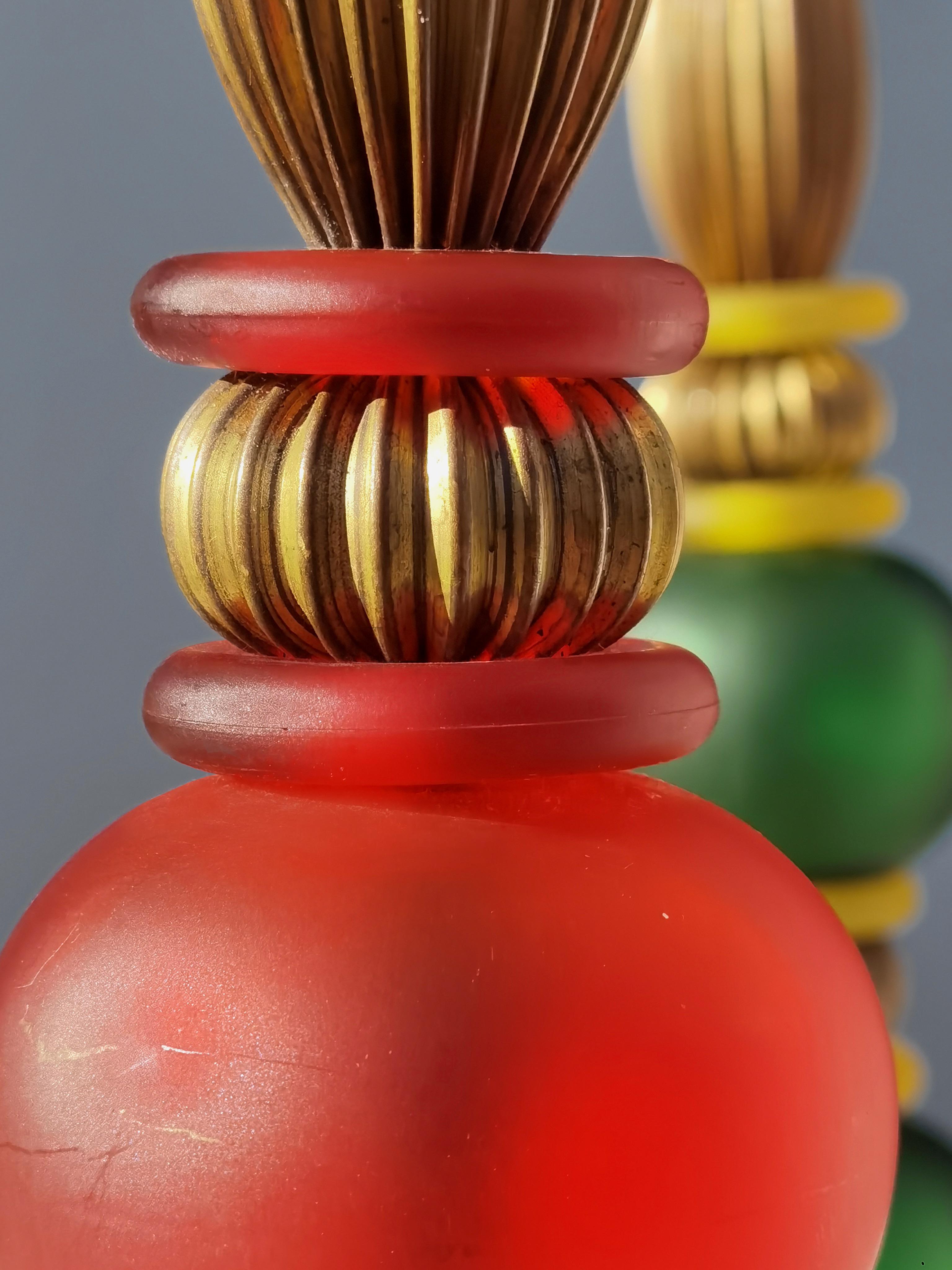 2 ALTAS LÁMPARAS DE MESA NEOCLÁSICAS ART-DECO BAROCCO, Francia 1990 Neoclásico en venta