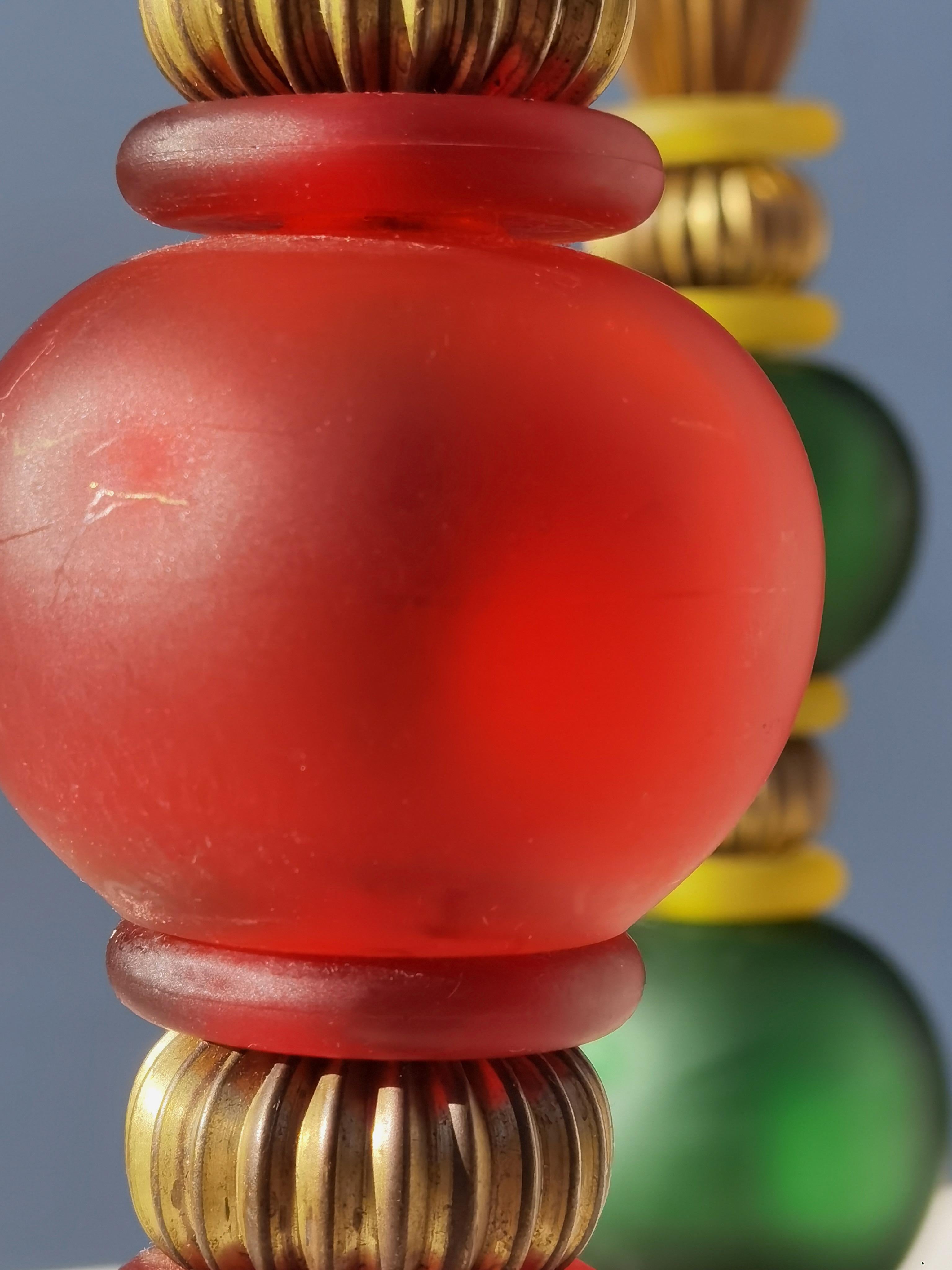 2 ALTAS LÁMPARAS DE MESA NEOCLÁSICAS ART-DECO BAROCCO, Francia 1990 en Bueno estado para la venta en PARIS, FR