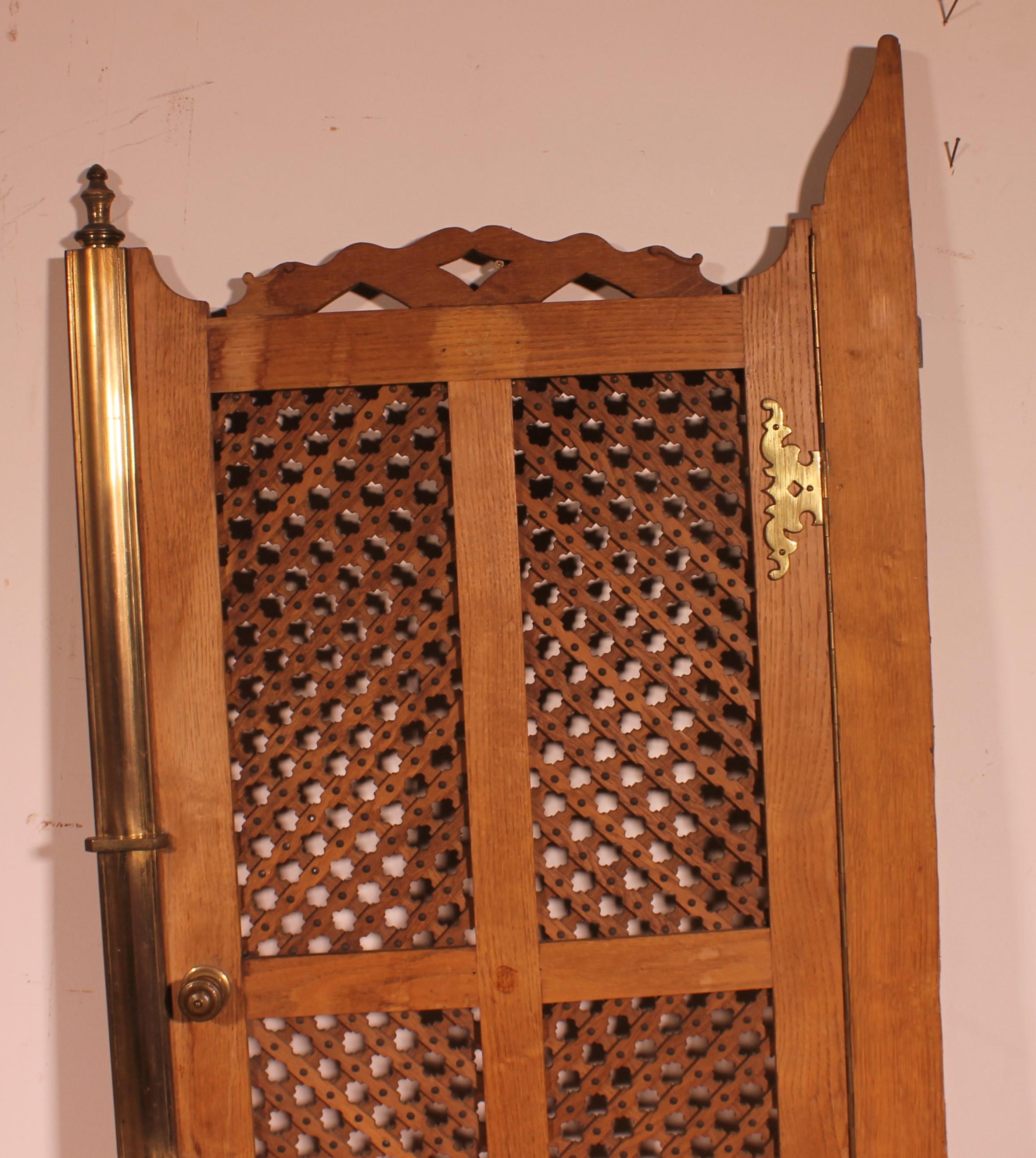 Aesthetic Movement 2 Hispano Moorish Hinged Doors, 19th Century For Sale