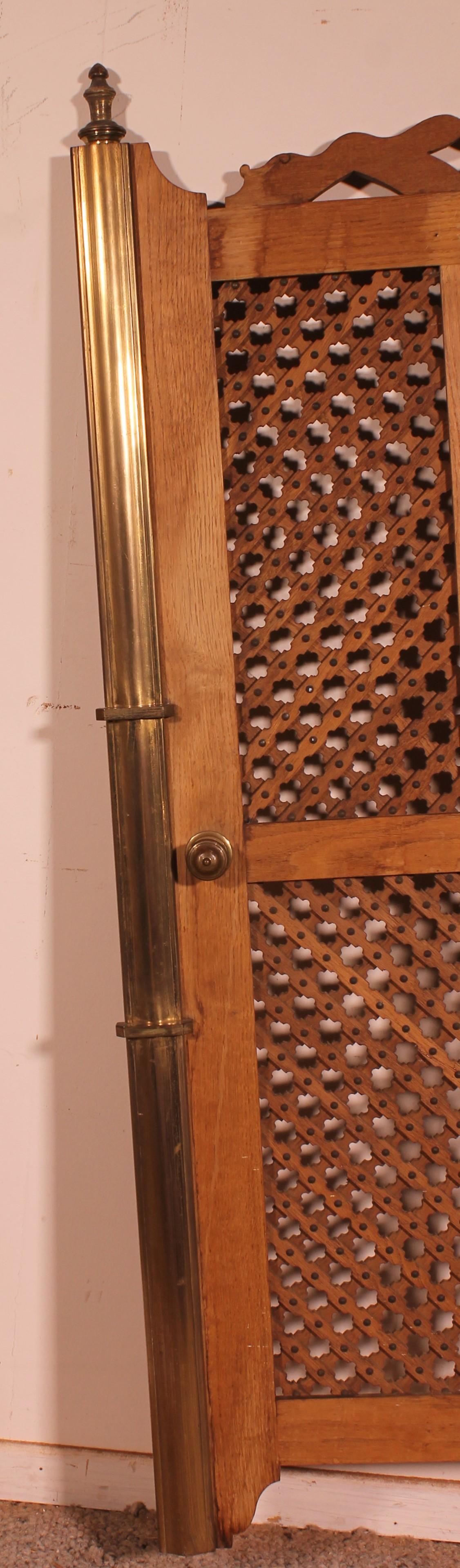2 Hispano Moorish Hinged Doors, 19th Century For Sale 1