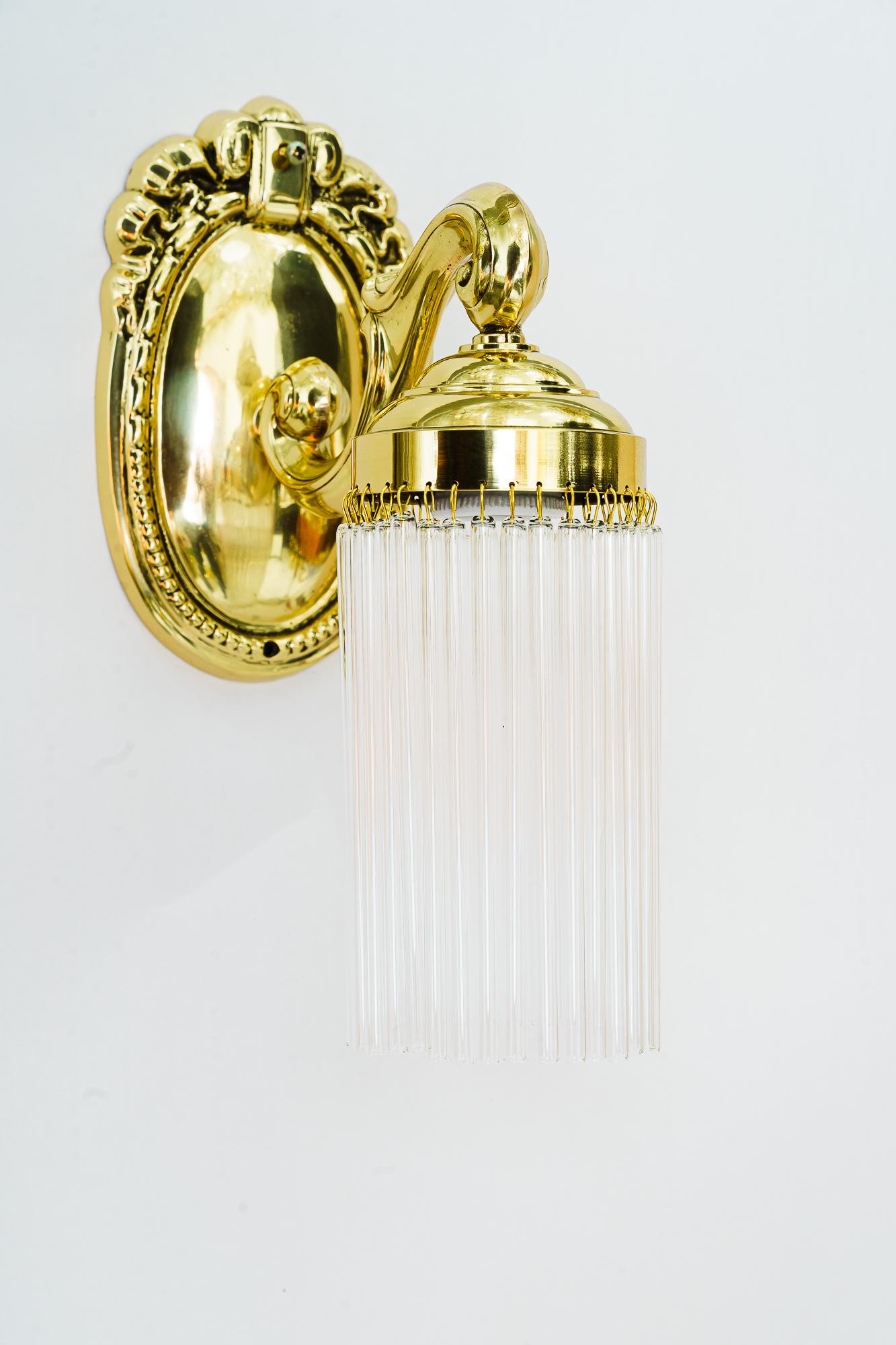 Neoclassical 2 Historistic wall lamps vienna around 1890s For Sale