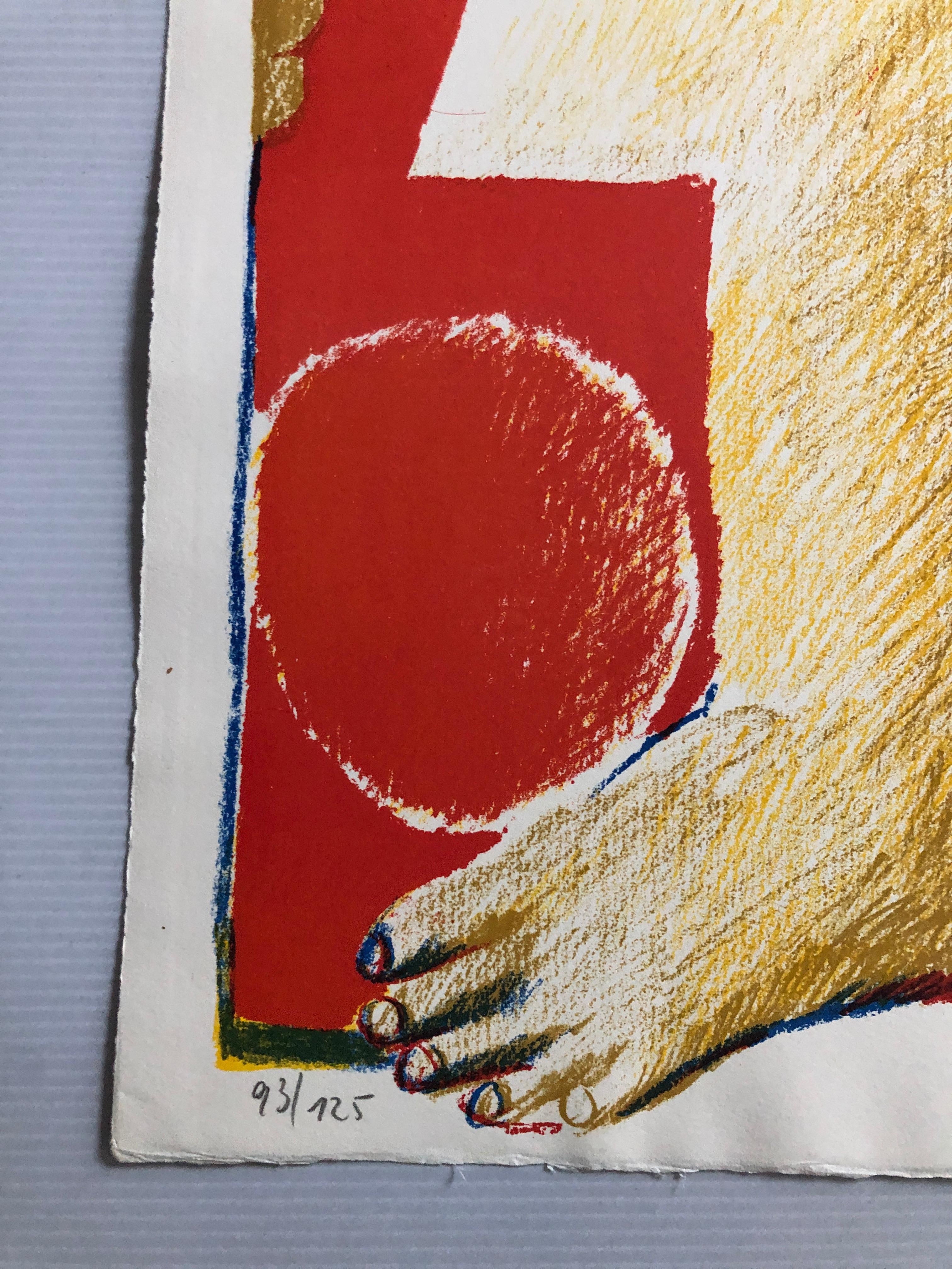 2 lithographies couleur de Horst Antes:: vers 1968 en vente 4