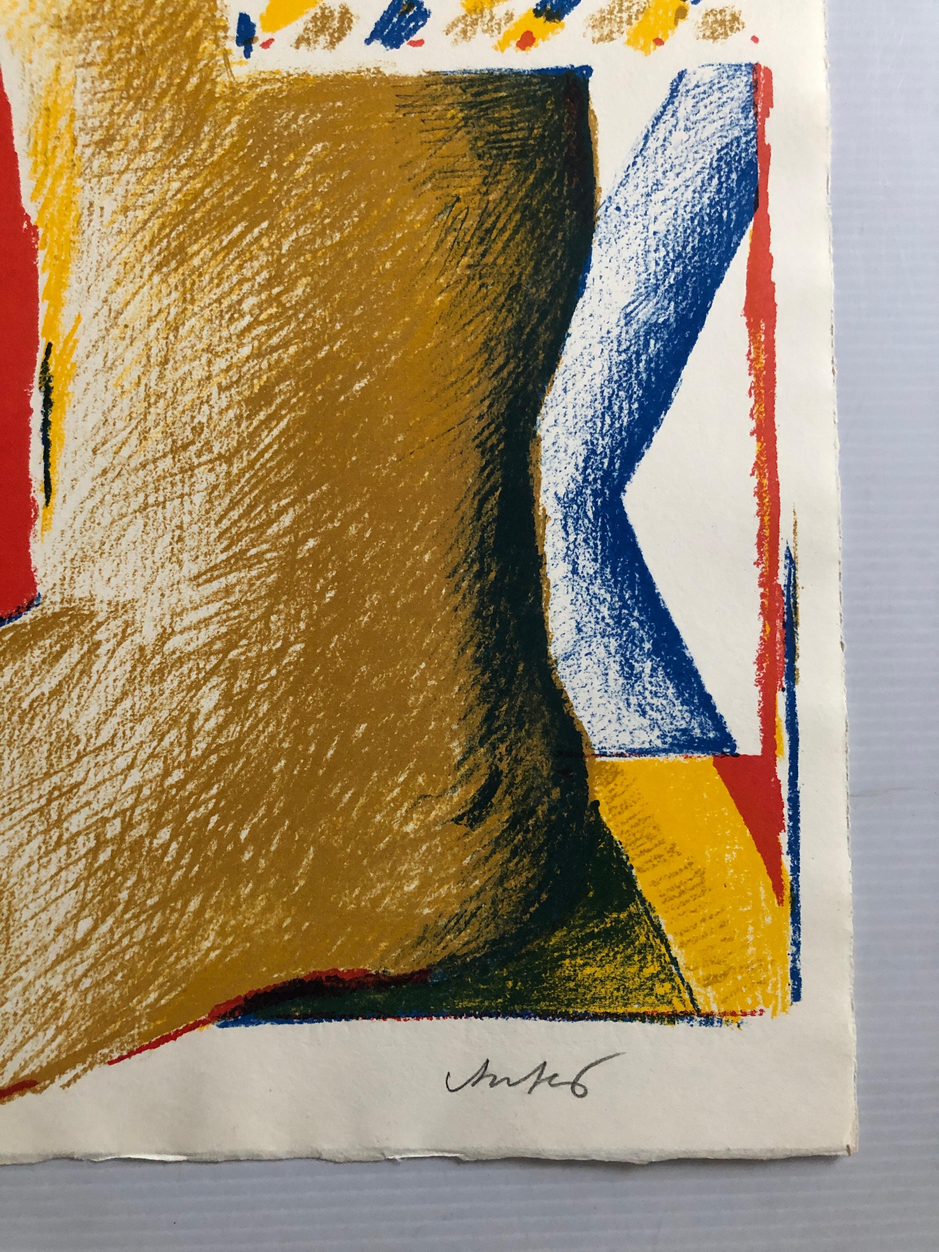 2 lithographies couleur de Horst Antes:: vers 1968 en vente 5