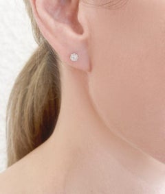 2-in-1 Bold Gold Earrings with Diamonds and Black Enamel