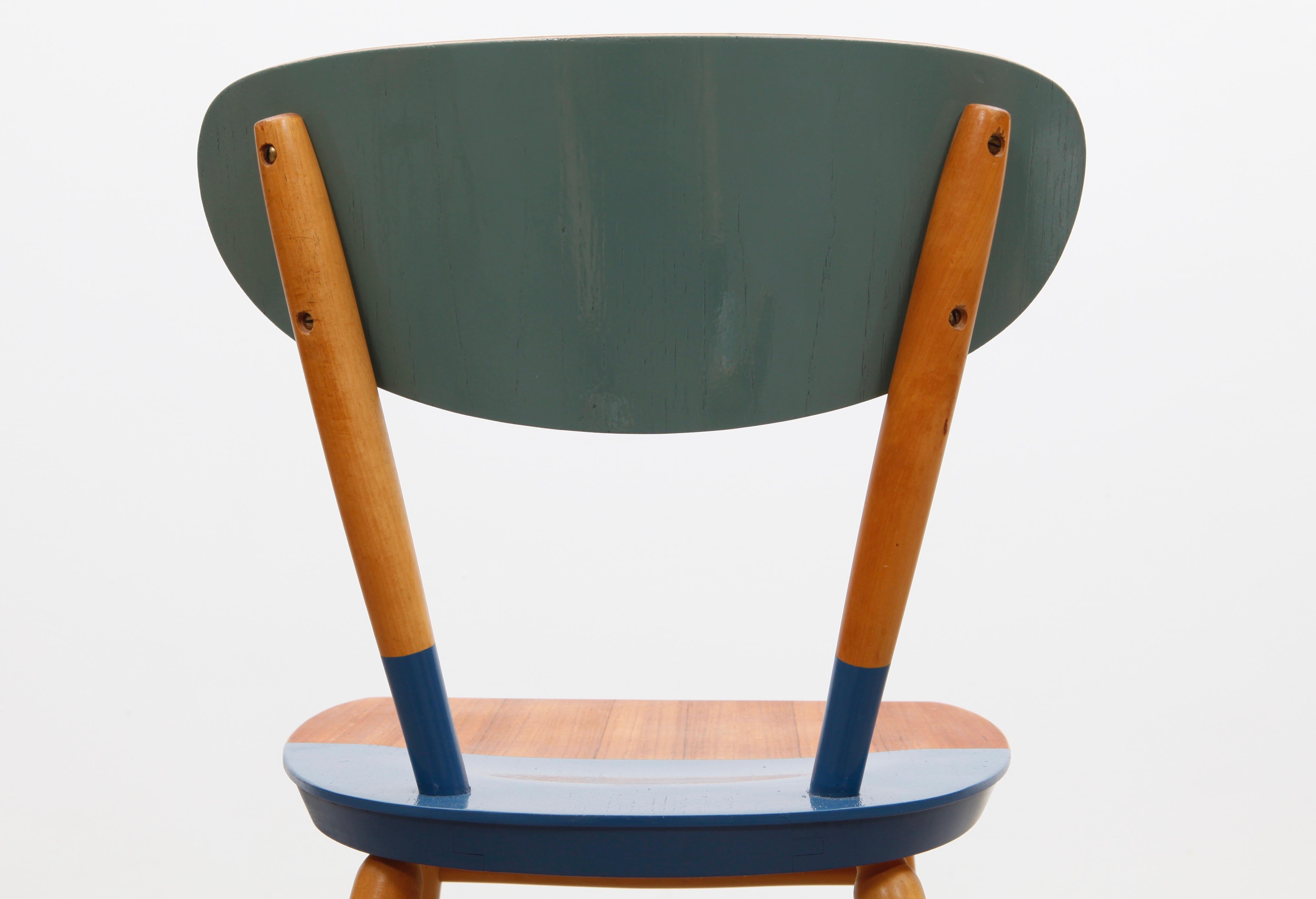 20th Century 2 Ingve Ekström Sidechairs Entitled Mid Summer by Markus Friedrich Staab For Sale