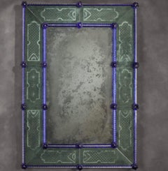 Italian 18th Century Style Antiqued Venetian / Murano Glass Mirrors by Tosi