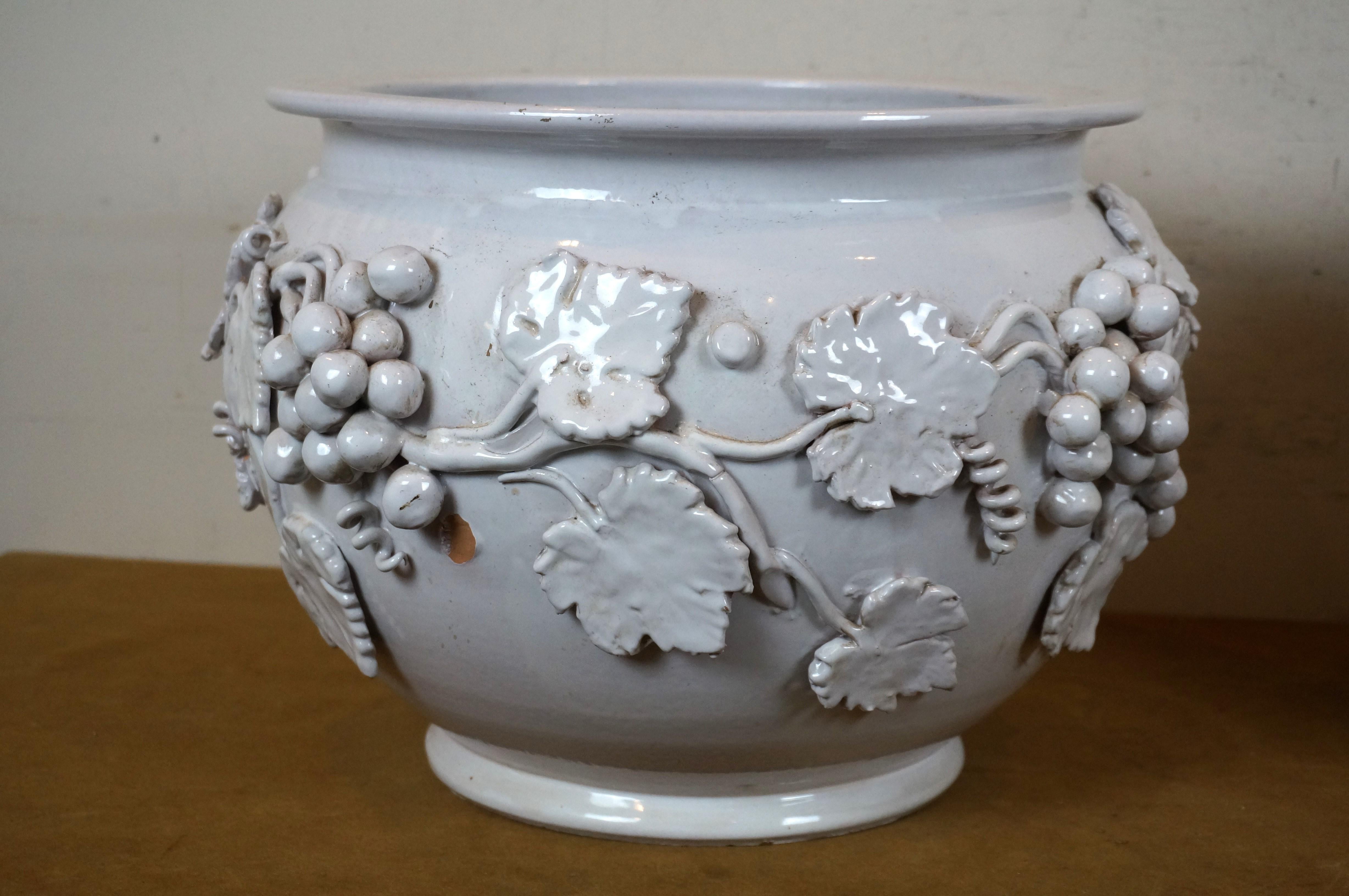 2 Macetas Jardineras de Terracota Esmaltada Cottura Italiana 16