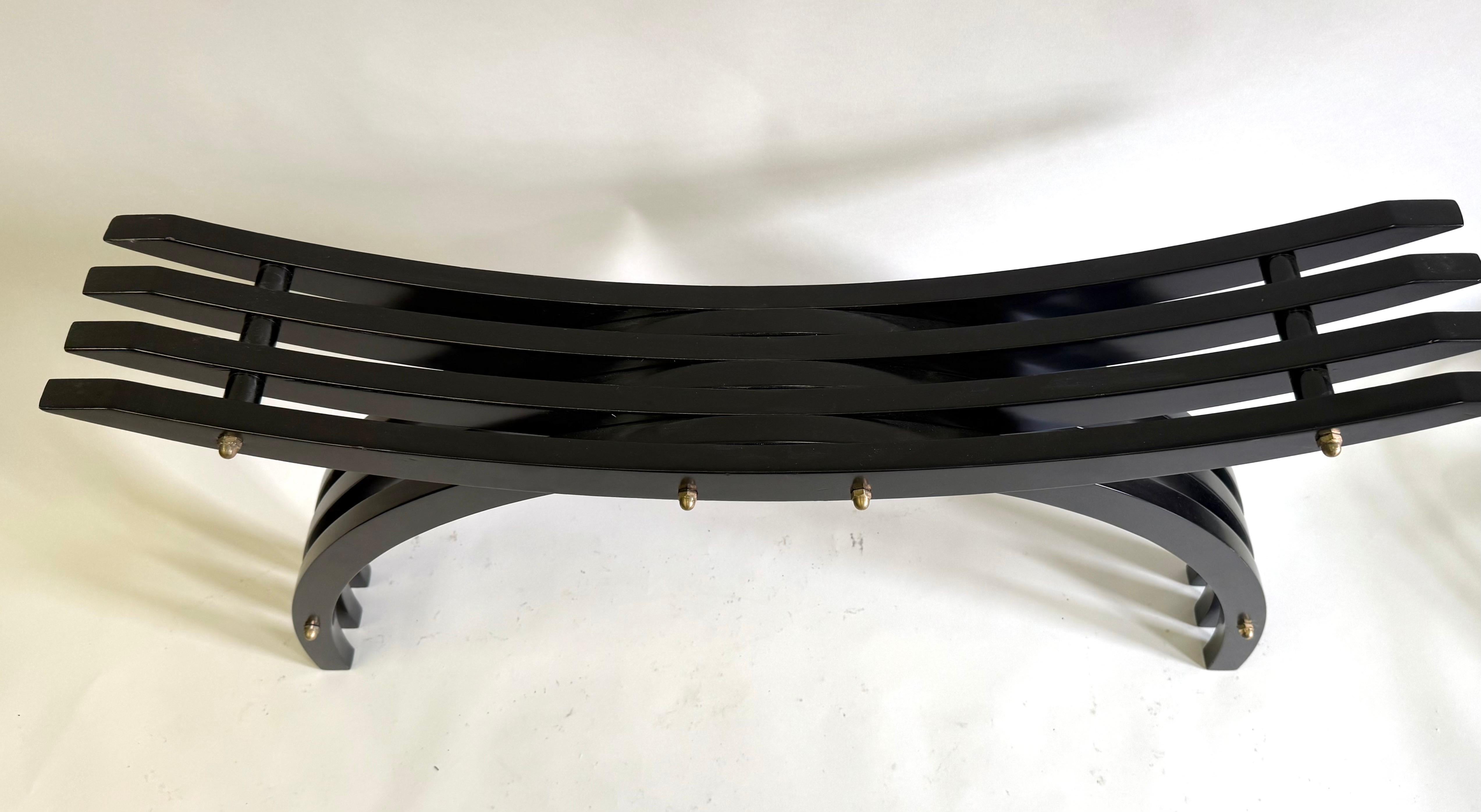 2 Italian Mid-Century Consoles / Sofa Tables in the style of Carlo Mollino, 1950 im Angebot 5