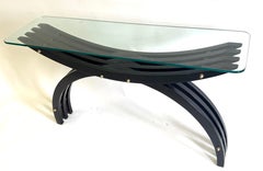 2 Consolle / Tavolini da salotto italiani del Mid-Century nello stile di Carlo Mollino, 1950