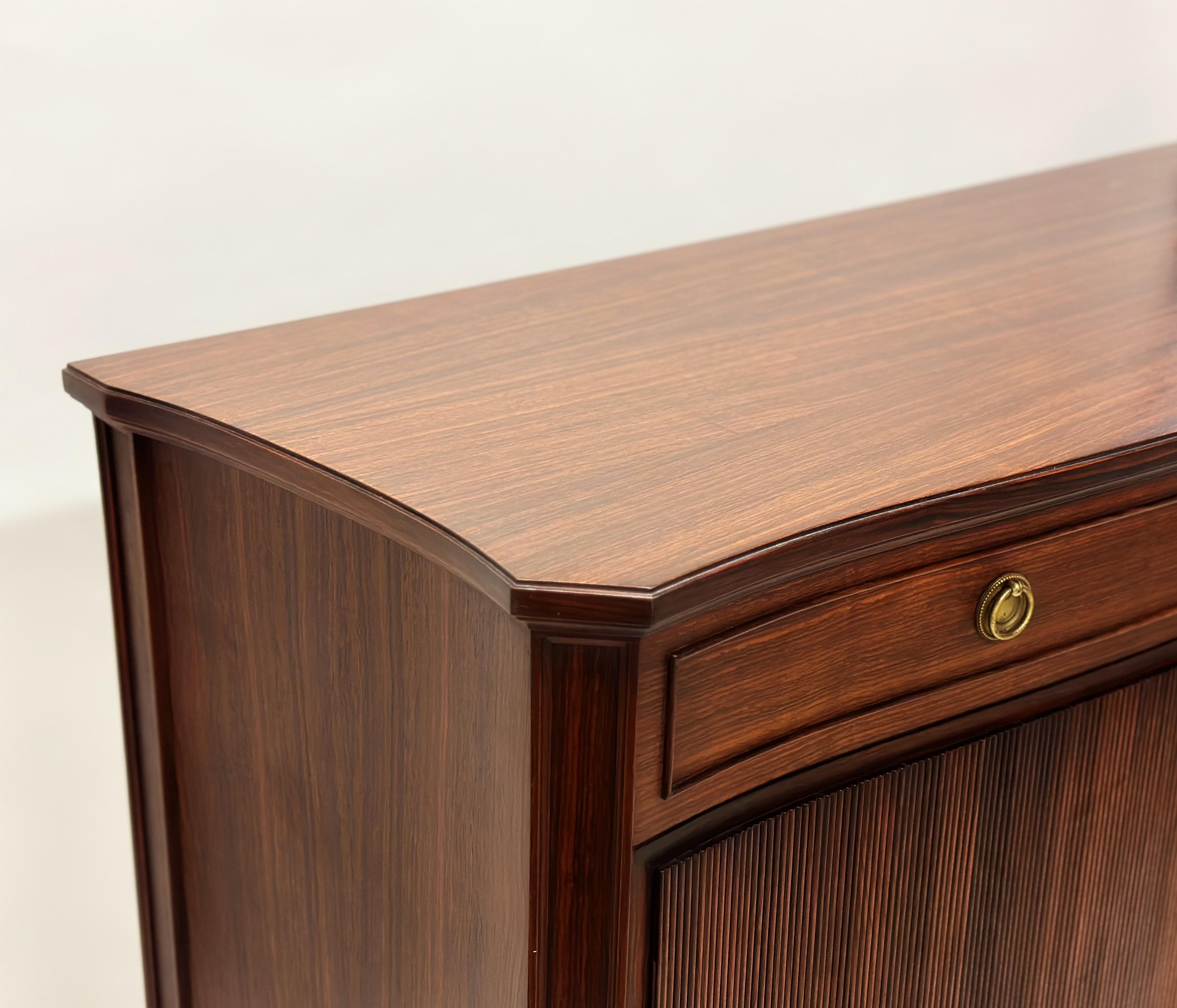 Italian Mid-Century Modern Neoclassical Walnut Sideboards attributed Paolo Buffa For Sale 2