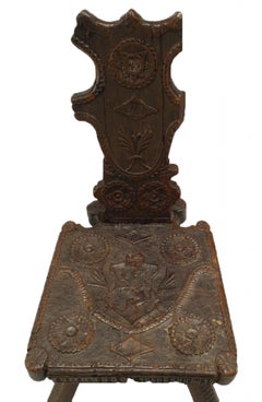 2 Sillas auxiliares Sgabelli del Renacimiento italiano