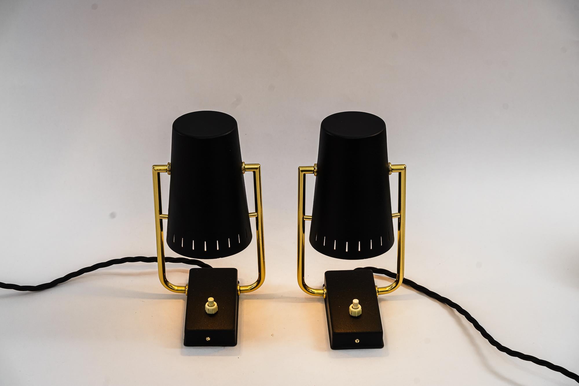 2 italian table lamps around 1960s For Sale 1
