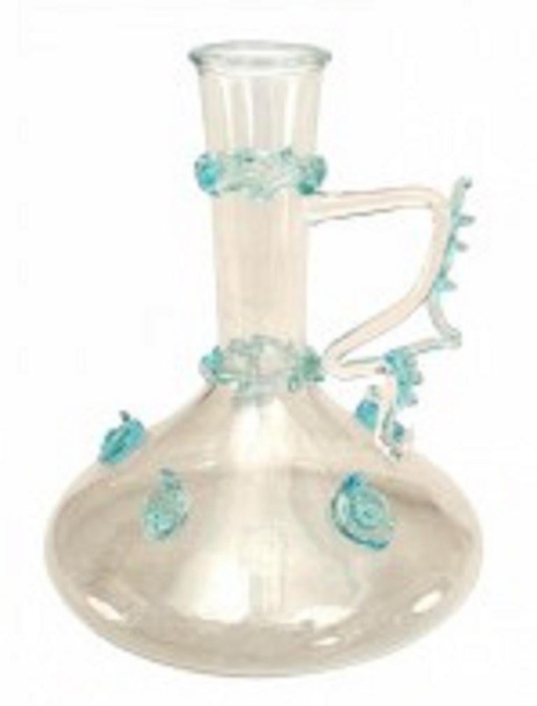 2 Italian Venetian Murano Glass Bud Vase In Excellent Condition For Sale In New York, NY