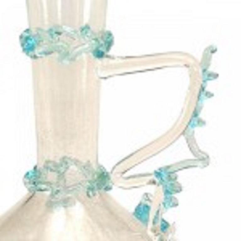 Early 20th Century 2 Italian Venetian Murano Glass Bud Vase For Sale