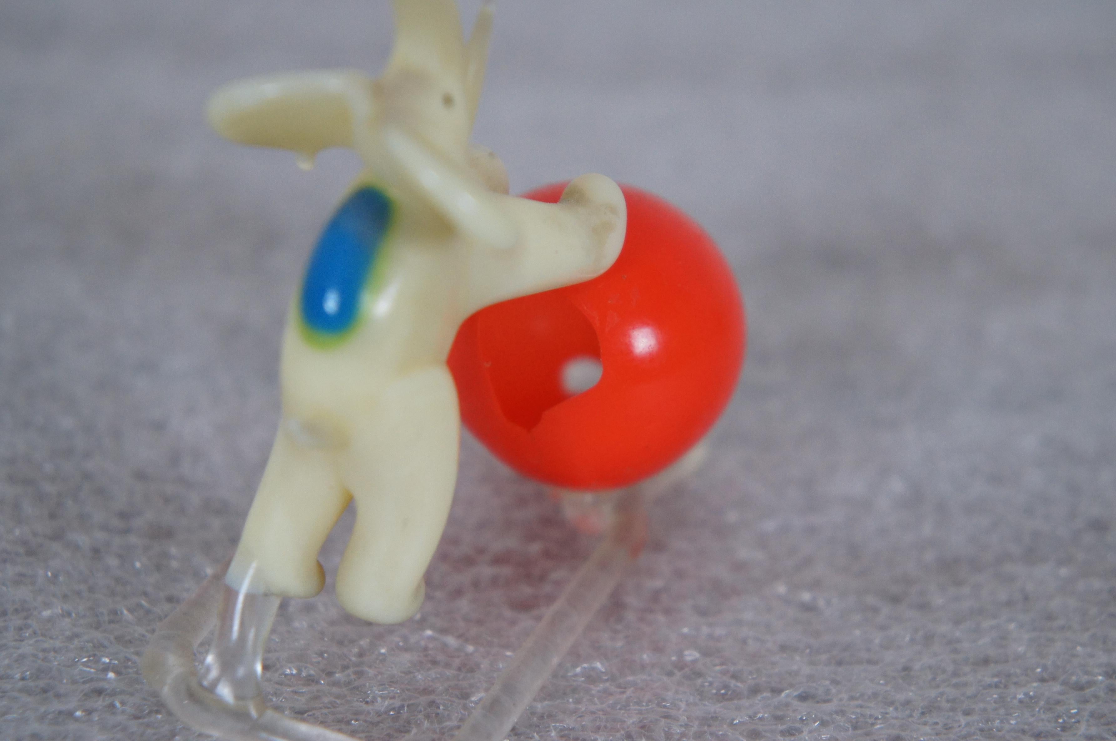 2 Jaroslav Brychta Tschechisches Boho-Kunstglas Zirkus-Elefanten mit Kugelfiguren 3