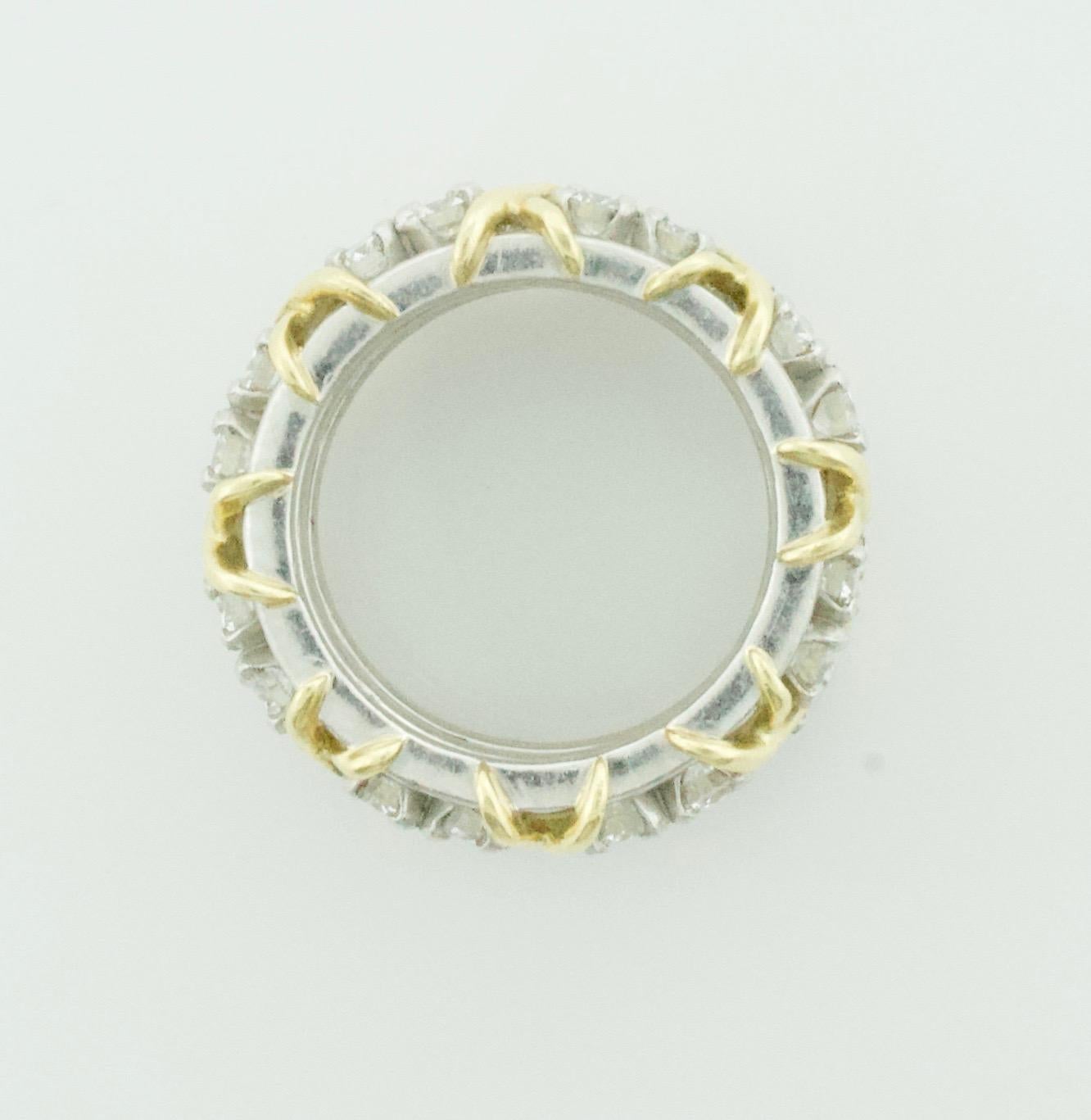 Taille ronde 2 Jean Schlumberger by Tiffany Diamant à seize pierres  Bagues en platine et 18 carats en vente