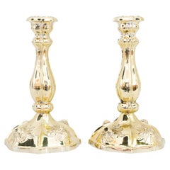 2 Porte-bougies Jugendstil Vienne vers 1907