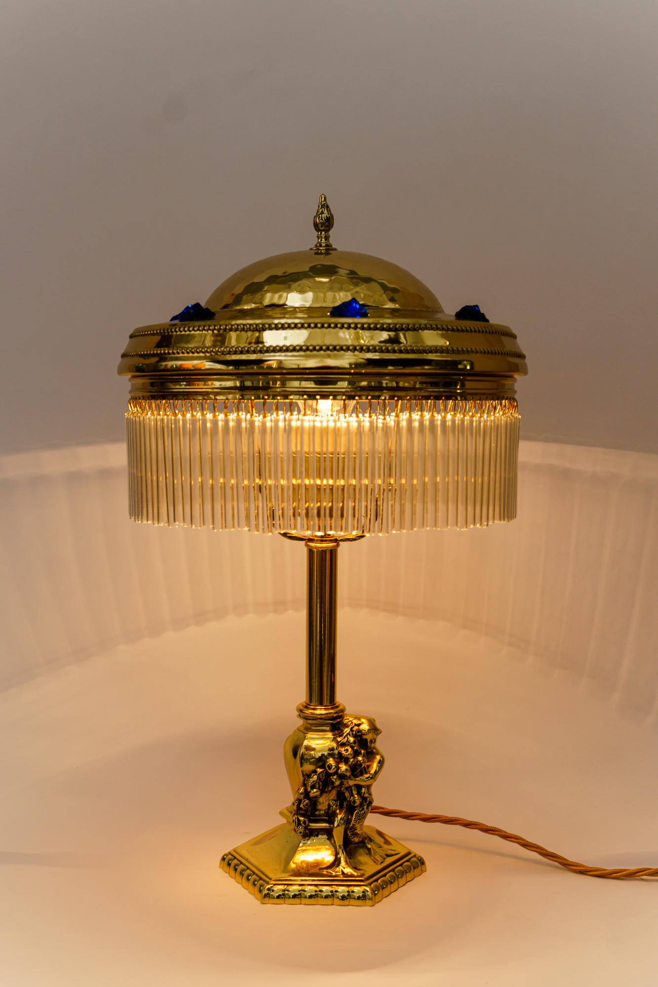 2 jugendstil table lamps vienna around 1908 For Sale 6