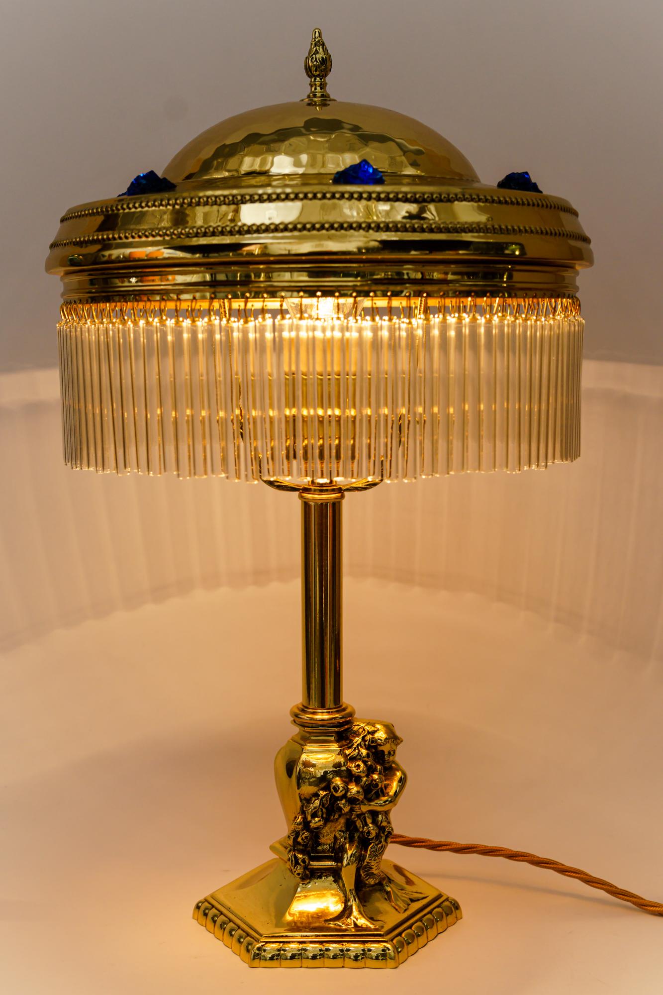 2 jugendstil table lamps vienna around 1908 For Sale 7