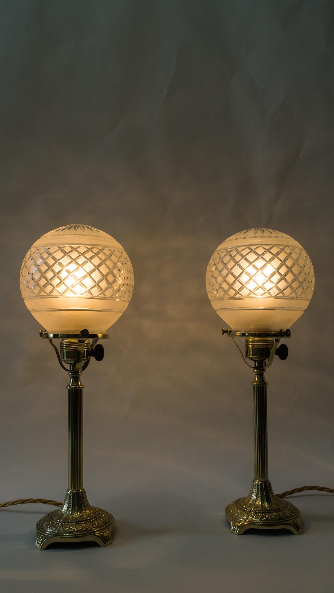 2 Jugendstil Table Lamps, Vienna, circa 1908s 7