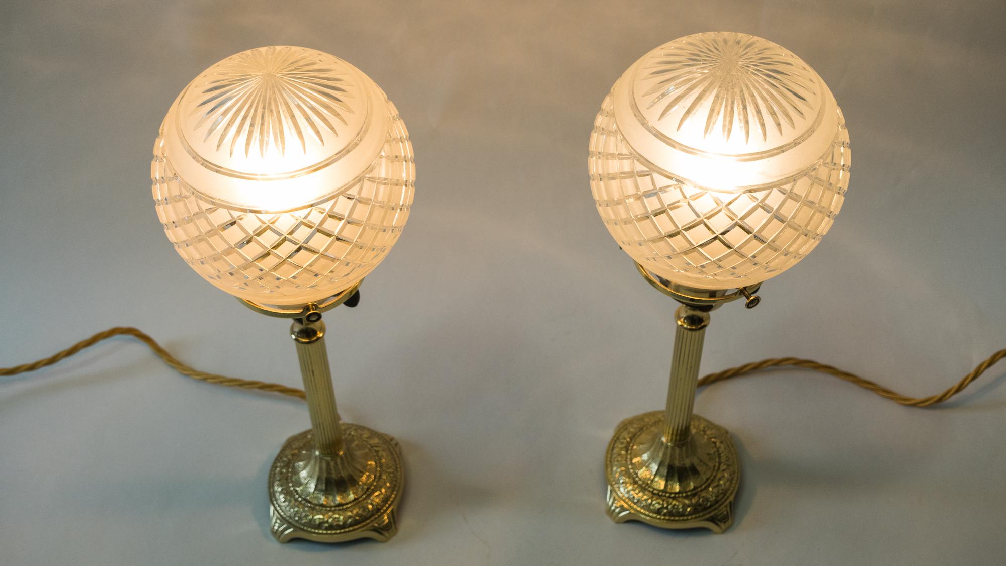 2 Jugendstil Table Lamps, Vienna, circa 1908s 13