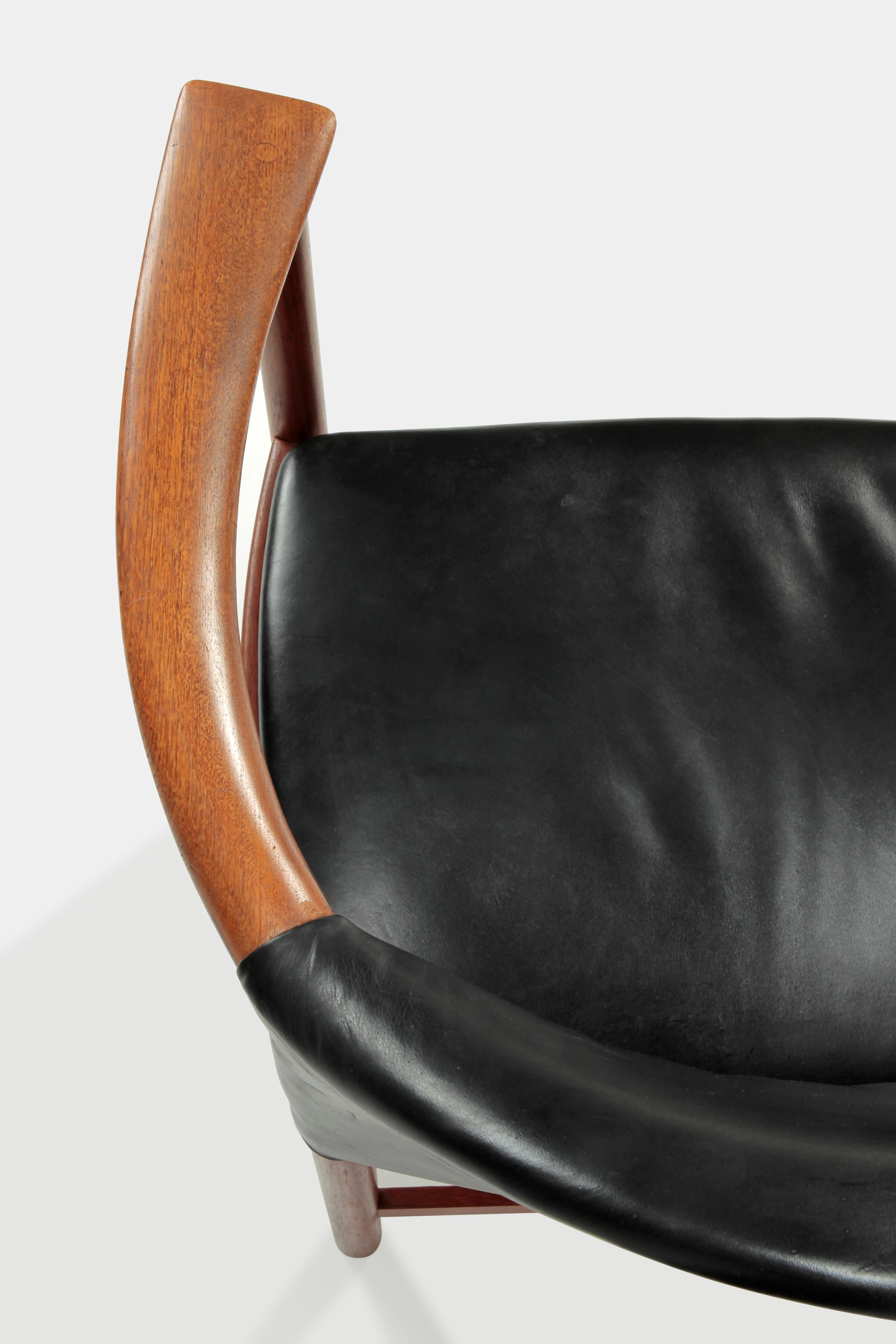 2 Kai Lyngfeldt Larsen Chairs Denmark, 1960s For Sale 7