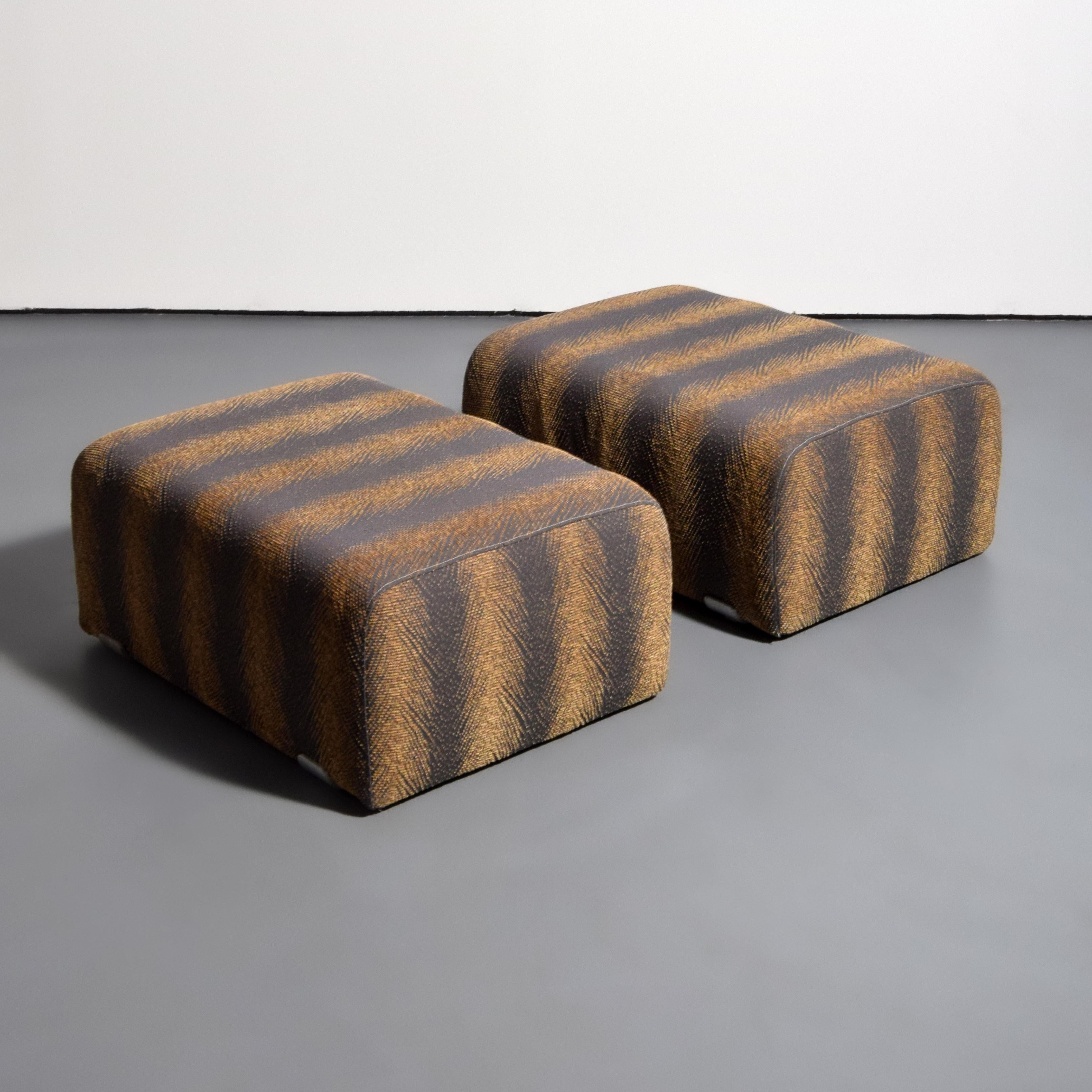 Artist/Designer; Manufacturer: Kazuhide Takahama; Gavina
Marking(s); notes: no marking(s) apparent
Country of origin; materials: Italy; wood, metal, upholstery
Dimensions (H, W, D): 15
