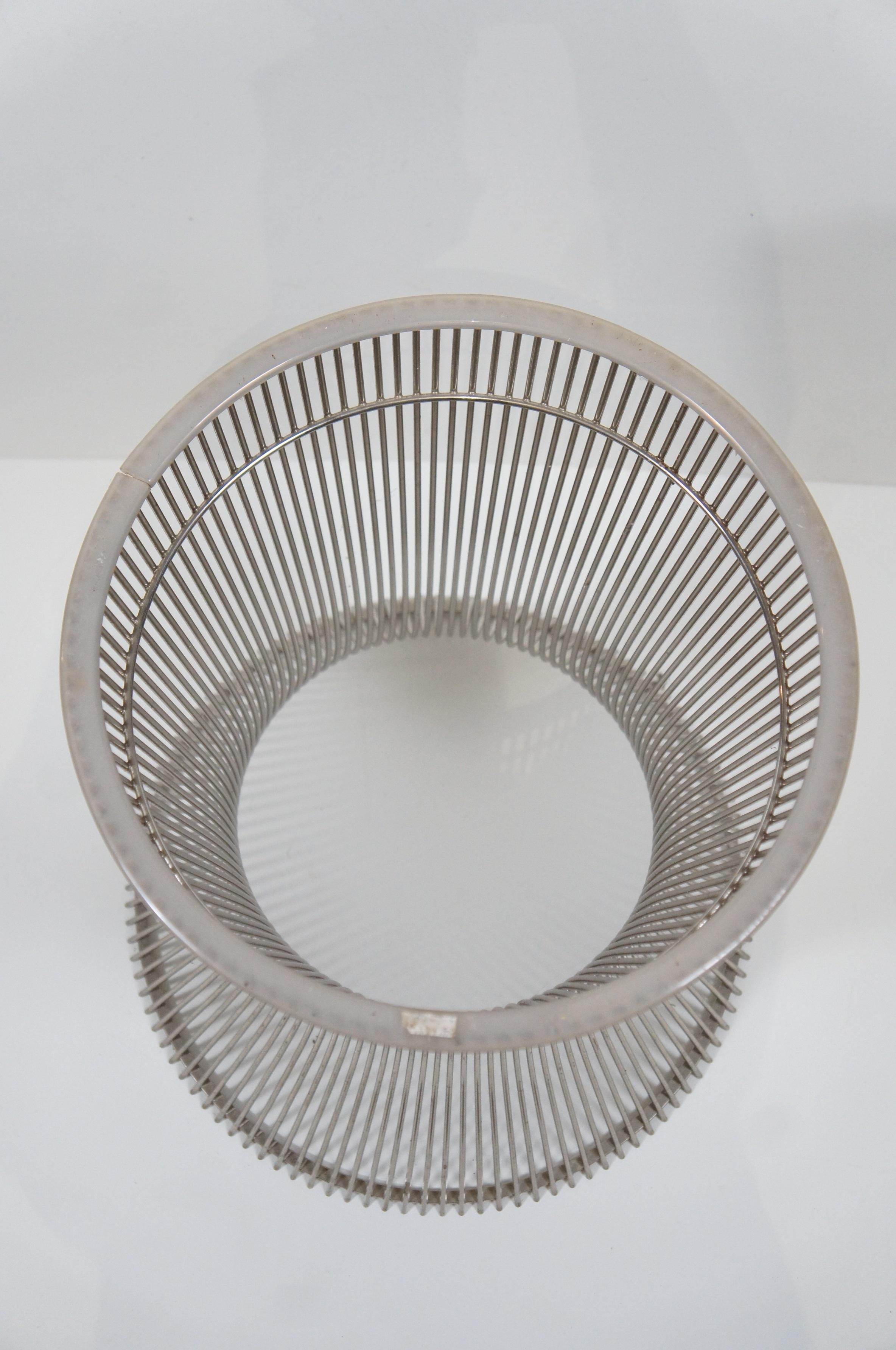 2 Knoll Warren Platner Polished Nickel Side End Tables 3701T MCM 18